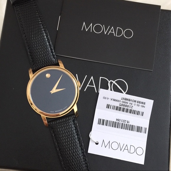 Movado Other - NWT Movado Museum Gold Classic Dial Watch, 39mm